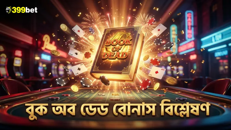 বুক অব ডেড বোনাসের ফ্রি স্পিন ও মেকানিক্সের বিস্তারিত বিশ্লেষণ।