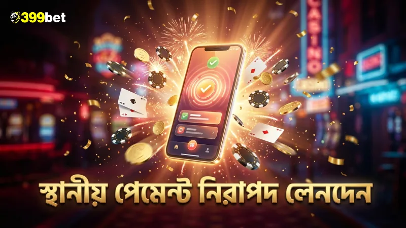স্থানীয় ব্যাংক ও ই-ওয়ালেট পেমেন্ট দ্রুত এবং নিরাপদে লেনদেন সম্পন্ন করে।