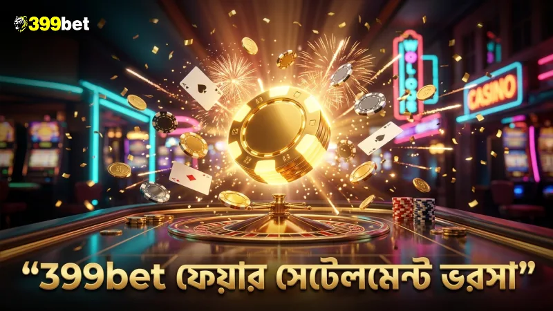 ফেয়ার সেটেলমেন্ট ও নির্ভরযোগ্য ডেটার জন্য 399bet এর ট্রাস্ট বজায় রাখুন