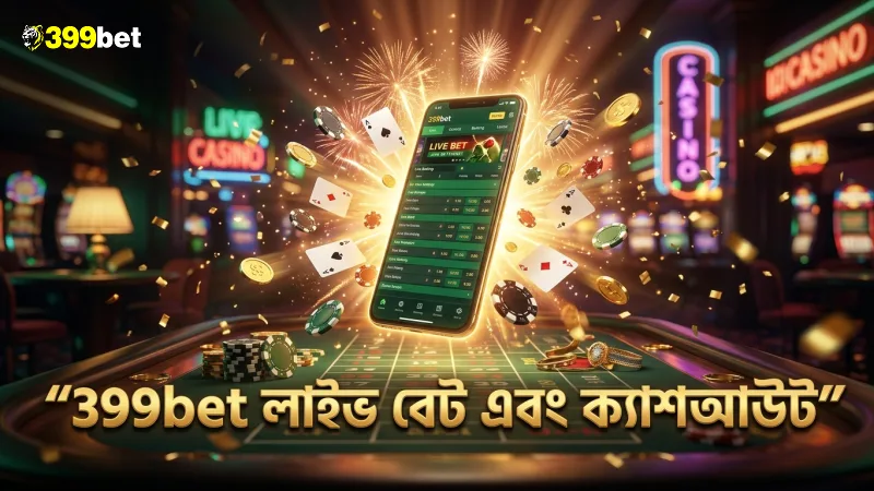 লাইভ বেটিং ও ক্যাশ-আউট সুবিধা নিয়ে 399bet এর সুবিধাসমূহ